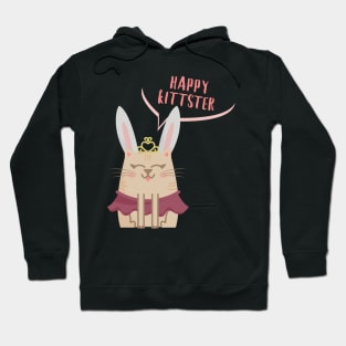 Princess Easter Cat T-Shirt - Funny Happy Kittster Hoodie